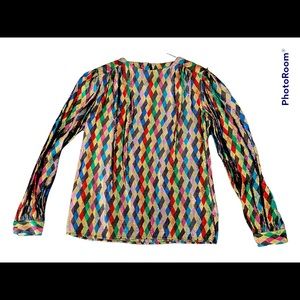 Lloyd Williams Vintage Rainbow Sparkle blouse